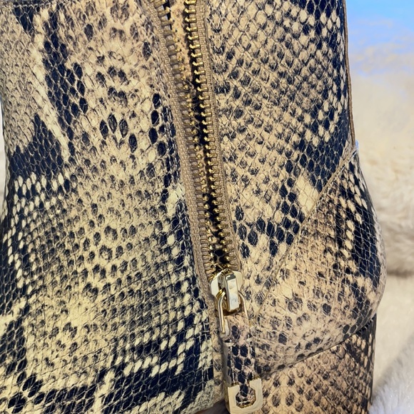 Cole Haan Eva Bootie Leather Embossed Snakeskin - Picture 5 of 17